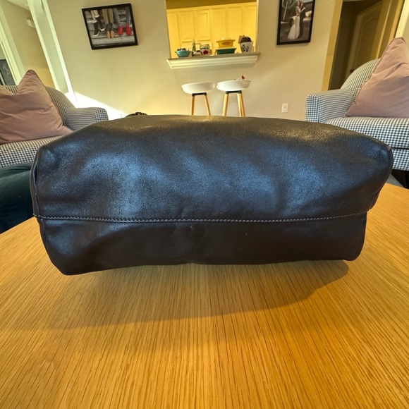 MIU MIU Vitello Soft Leather Shopping Tote Bag Brown VGUC - Picture 5 of 13